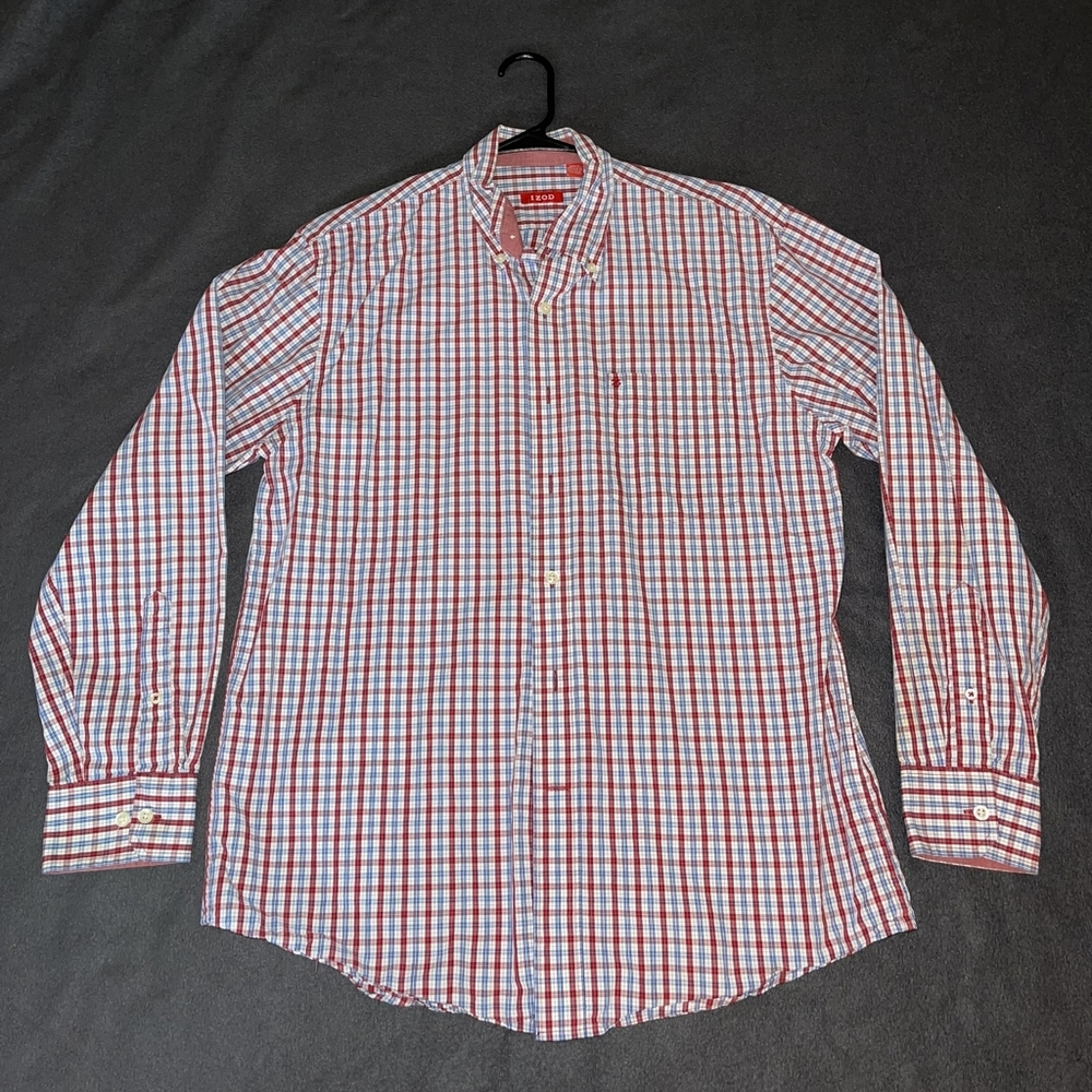 Izod Men's Button down Casual Shirt